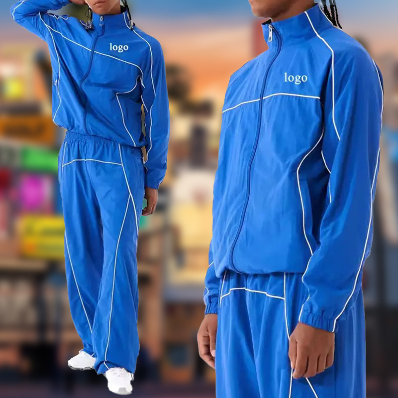 Lightweight Nylon Windbreaker Set Two Piece Jogging Suits Vintage Track Suit Antibacterial