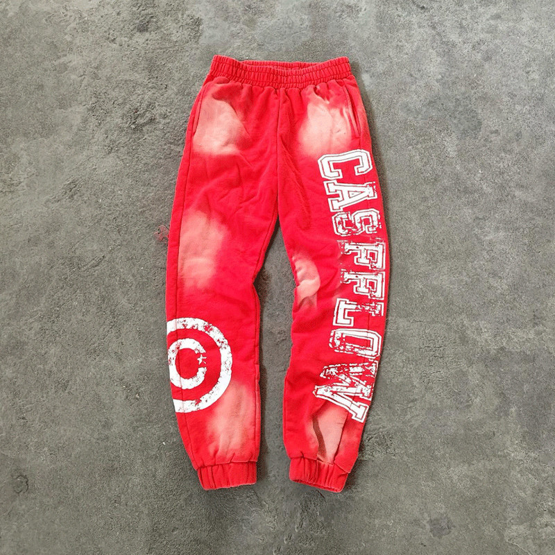 Custom Jogger Graphic Embroidered Patches Cargo Trousers Stacked Slim Fit Sweatpants Acid Wash Mens Joggers Vintage Flare Pants