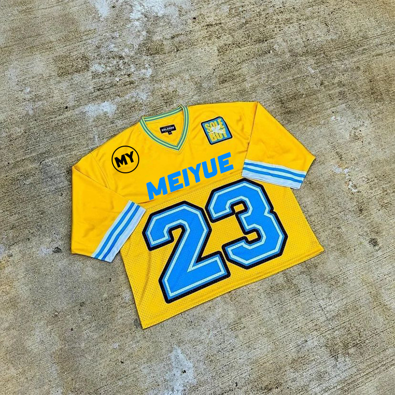 Custom Jersey Tshirt Print Logo Manufacturer Oversized Cropped Tee Top Football Mesh Soccer Jersey Manufacturer T-Shirt for Men
