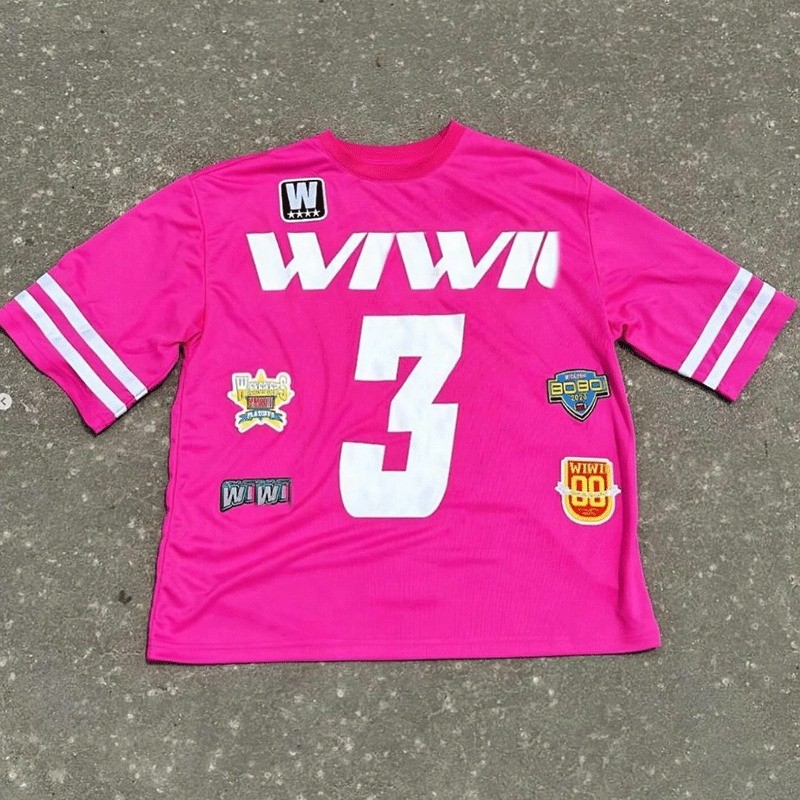 Custom Jersey Retro Gym Polyester Sports Tee Cropped Sublimation Basketball Soccer Boxy Football Clubs Mesh Jersey  Tshirt Men