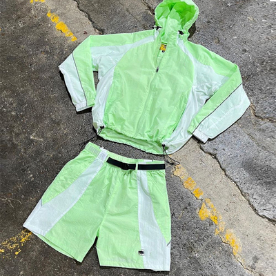 Oem Service Streetwear Matching Short Sweatsuit  Short Sleeve Jogging Suits