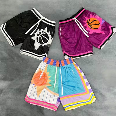 OEM Custom Logo Gym Men's Basketball Shorts High Quality Fitness Jogging Ventilate Mesh Sports Shorts for Men