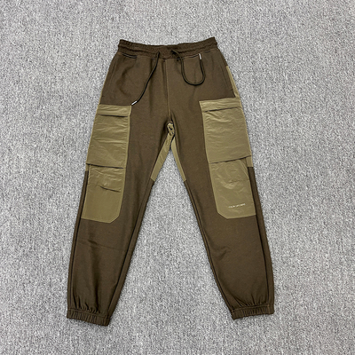 OEM Custom Cargo Pants Color Blocked Causal Winter Fleece Warm Sweatpants Outdoor Work Wear Leggings Cargo Pants Manufacturers