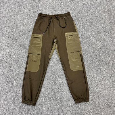 Harga yang bagus OEM Kausal Sweatpants dalam kain bulu hangat untuk pencetakan atau bordir khusus on line