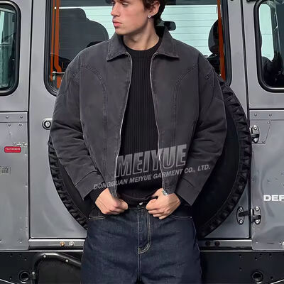 قیمت خوب ژاکت جین سفارشی گاه به گاه لباس های خیابانی با کیفیت بالا Zip zip up ژاکت کار لباس کار آنلاین