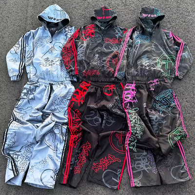 Un bon prix. Princement numérique complet personnalisé Nylon à sweat à capuche et pantalon de survêtement en ligne
