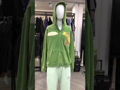 Sweat à capuche OEM personnalisé Contrat Couture Molleton Lavé à l'acide Homme Fermeture éclair Chenille Broderie Surdimensionné