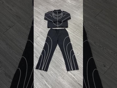 Veste coupe-vent en nylon réfléchissant 3m personnalisée, patch brodé, rayures, streetwear léger, coupe-vent