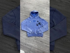 Polaire Pull-over Vintage Délavé Sur Mesure OEM Coton Surdimensionné Stone Washed Streetwe