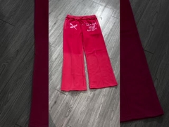 Fabricants de vêtements Impression sérigraphique personnalisée vieillie logo Pantalon de survêtement évasé Joggers amples Délavage à l'acide