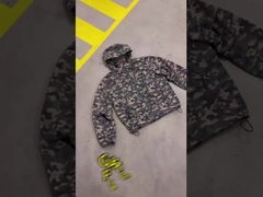 Sweat-shirt vintage délavé de chasse pour femme en plein air, camouflage zippé lourd, camouflage arbre Pr