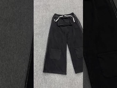 Logo personnalisé Sweatpants Baggy 100% coton Fleece Pantalon Rhinestone Sweats Pantalon Large Leg Flared Baggy S