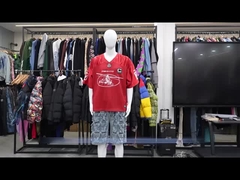 Design personnalisé de logo brodé de maillot de football rétro Coupe carrée courte Manches raglan Maillots de football Sc