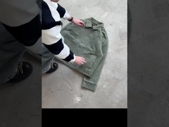 Vêtements de jean personnalisés Casual High Quality Vêtements de rue Bombardier Fermeture à glissière Vêtements de travail Faux Suede Jean