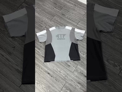Custom Short Sleeve Reflective Polo t Shirts Screen Print T-shirts Boxy Fit Tee Sport Casual Tshirt 