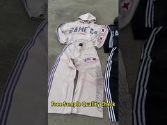 Logo imprimé sur écran sur mesure Sweatsuit Acid Wash Hoodies et Jogger Sport Pantalon rayé